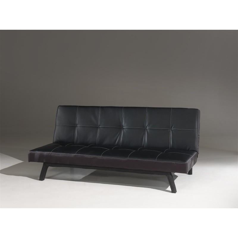 Banc convertible design clic-clac coloris noir