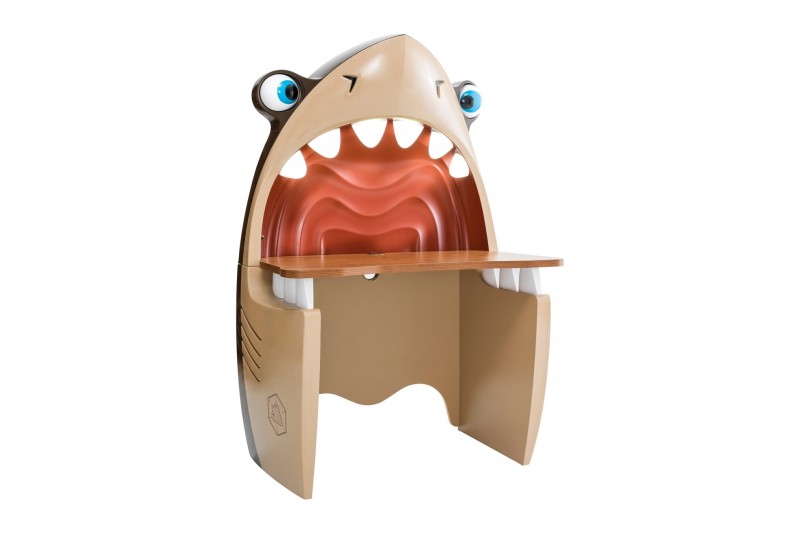 Bureau design PIRATE pour chambre enfant coloris marron