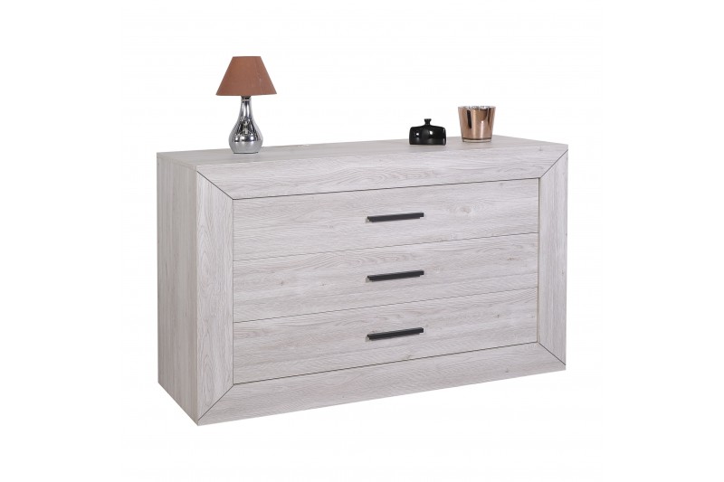 Commode 3 tiroirs pour chambre adulte