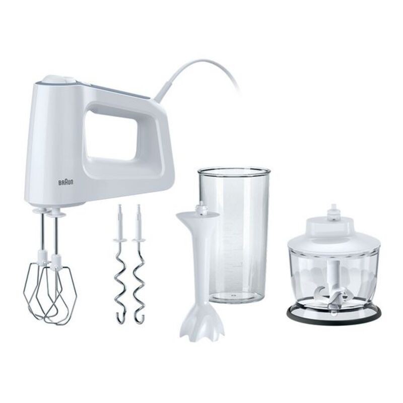 Blender/pastry Mixer Braun HM-3135WH MultiMix 3 500 ml 500W White Inox