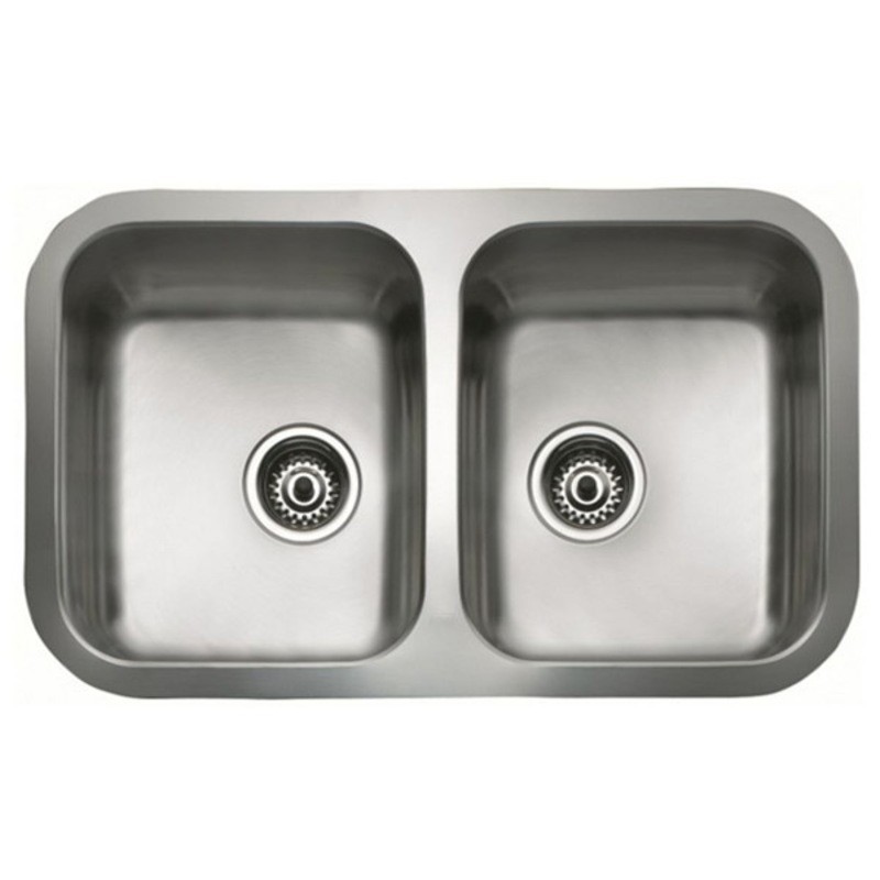 Sink with Two Basins Teka BE 2C 780 Stainless steel