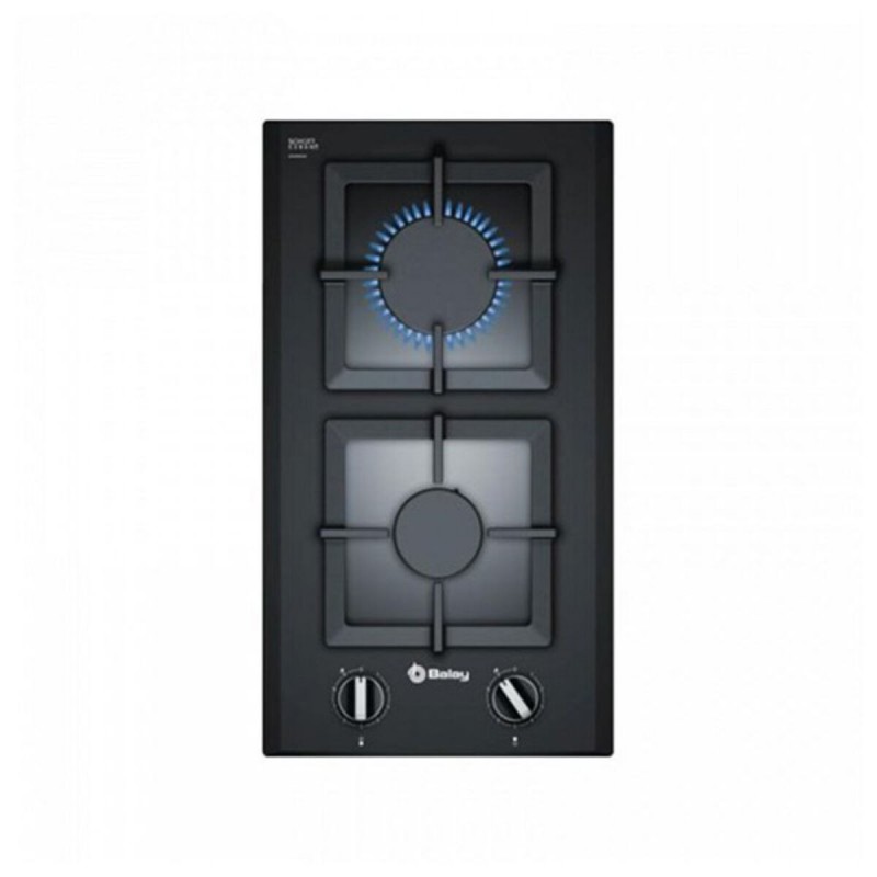 Gas Hob Balay 3ETG632HB (30 cm) Black (2 Stoves)