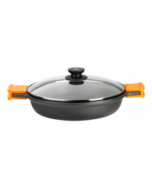 Casserole avec Couvercle en Verre BRA A270540 (40 cm) Aluminium