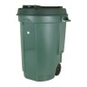 Dustbin with Wheels 110 L Green