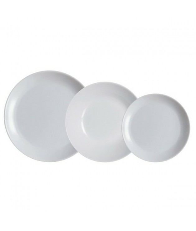 Tableware Luminarc Carine Grey Glass (18 pcs)