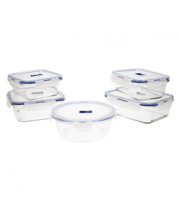 Ensemble de Boîtes à Lunch Luminarc Pure Box Active (5 pcs) Verre (5)