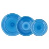 Tableware Quid Ceramic Blue China crockery (18 Pieces)