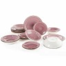 Tableware Quid Vita Peoni Ceramic Pink China crockery (18 Pieces)