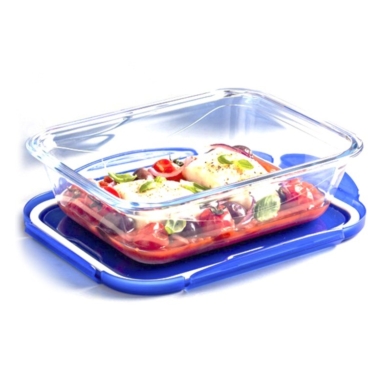 Ensemble de Boîtes à Lunch Pyrex Cook & Go Verre Transparent (3 x 0,8 