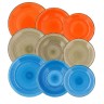 Dinnerware Set Quid Vita Ceramic Multicolour 18 Pieces