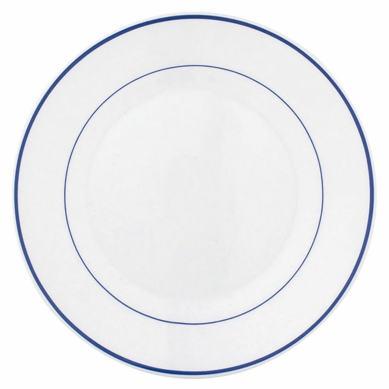 Plate set Arcoroc Restaurant Bicoloured Glass (Ø 23 cm) (6 uds)