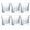 Whiskey glass Cristal d’Arques Paris Squares Transparent Glass (6 Unit