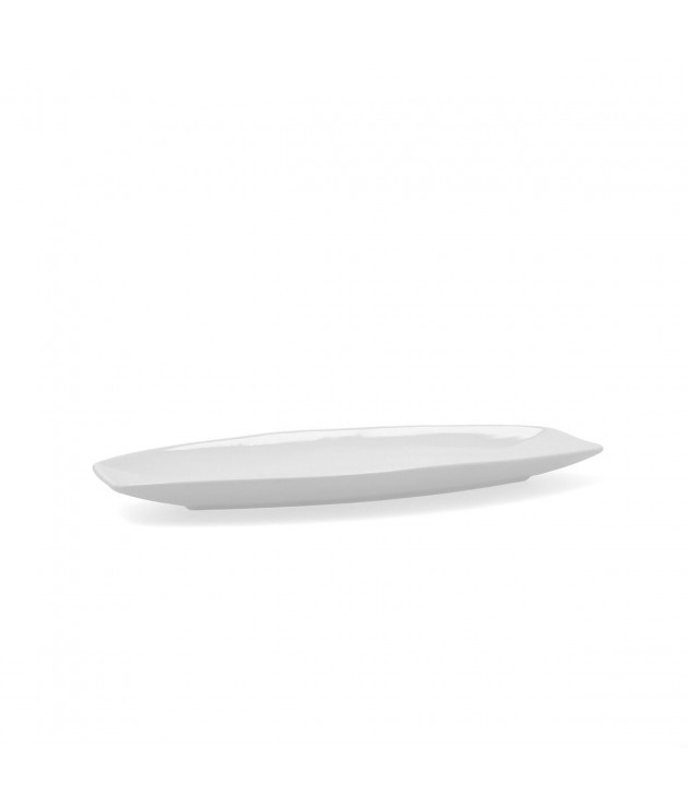 Serving Platter Quid Gastro Ceramic White (35,5 x 15,8 x 2,8 cm) (Pack