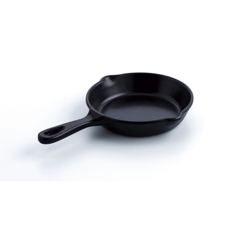 Pan for Serving Aperitifs Quid A'Bordo Black Plastic (25 cm) (Pack 12 