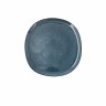 Flat plate Bidasoa Ikonic Ceramic Blue (20,2 x 19,7 x 1,3 cm) (Pack 6x