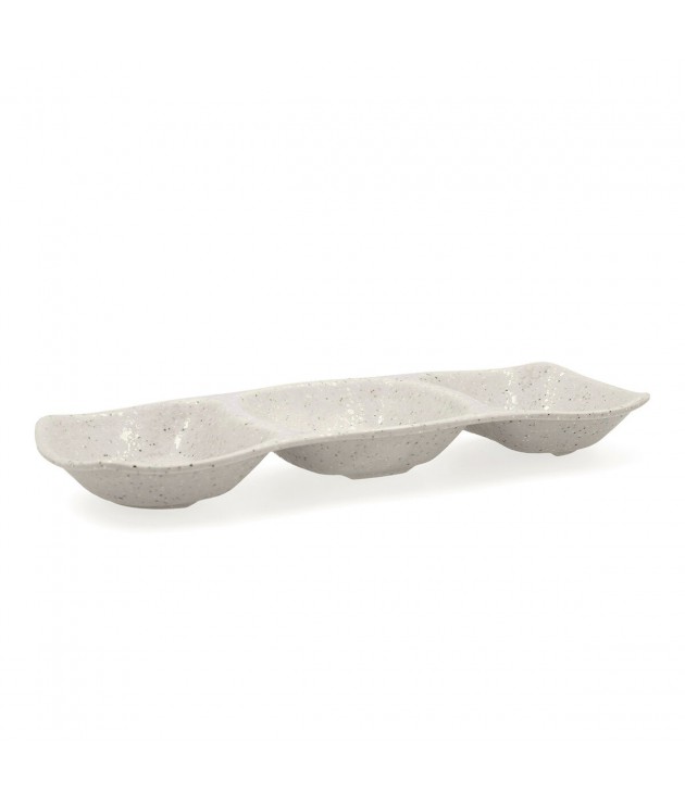 Plateau apéritif Bidasoa Ikonic Gris Plastique (28,6 x 10,9 x 3,1 cm) 