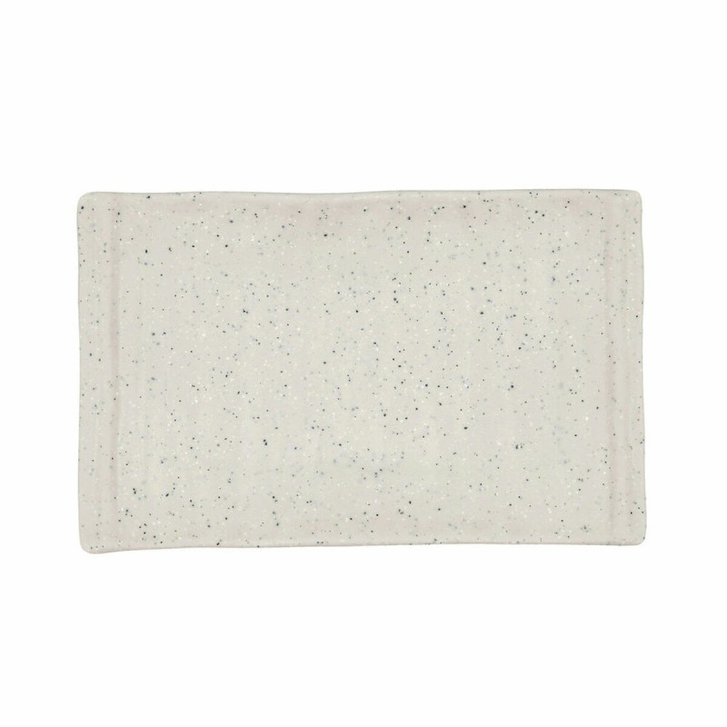 Assiette plate Bidasoa Ikonic Rectangulaire Gris Plastique (20,7 x 13 