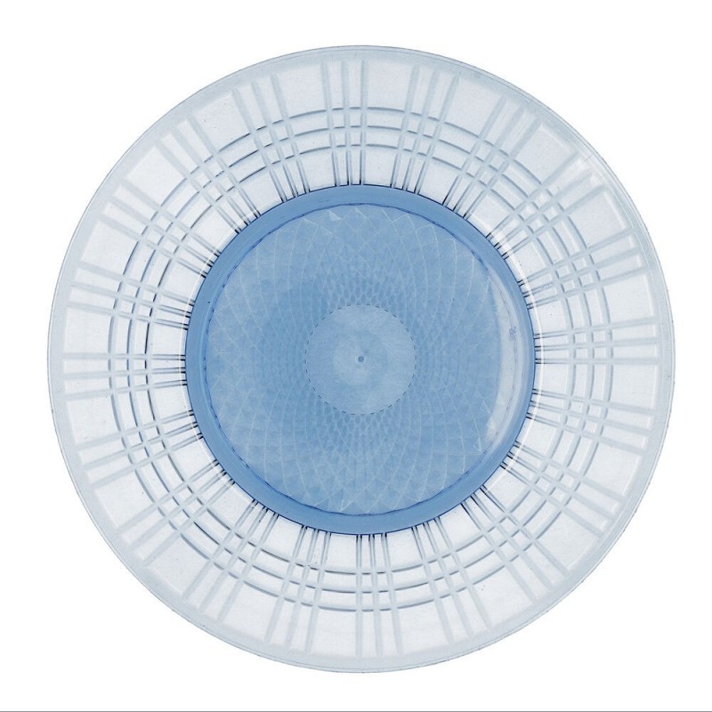 Flat plate Quid Viba Blue Plastic (26 cm) (Pack 12x)