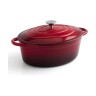 Casserole avec Couvercle Bidasoa Rouge Métal (4,3 L)