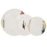 Dinnerware Set Quid Arte 18 Pieces Ceramic Multicolour