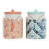 Tin DKD Home Decor Dolomite Summer 2,3 L Coral Celeste (2 pcs) (15 x 1