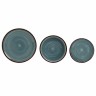 Tableware DKD Home Decor Stoneware (26,5 x 26,5 x 3 cm) (21 x 21 x 5,5