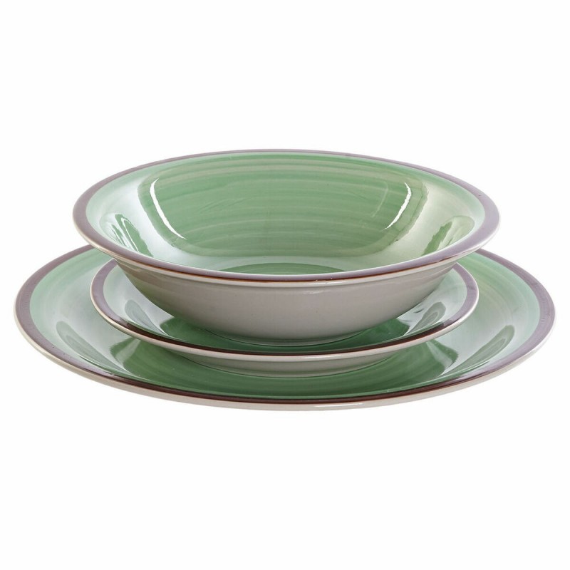 Tableware DKD Home Decor S3025791 Stoneware (26,5 x 26,5 x 3 cm) (21 x