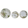 Dinnerware Set DKD Home Decor Tropical Porcelain (18 pcs)