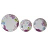 Dinnerware Set DKD Home Decor Butterfly Porcelain (18 pcs)