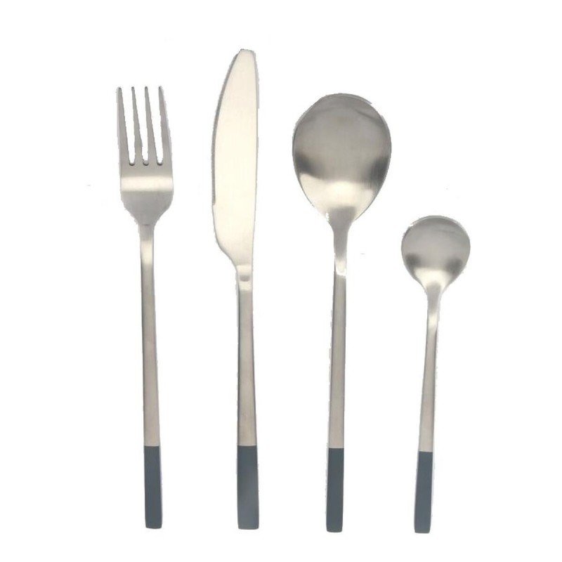 Cutlery DKD Home Decor Blue Silver Black Stainless steel (3,9 x 2,5 x 