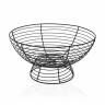 Fruit Bowl Versa Ovalado Metal Steel (33 x 17 cm)