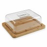 Cheese Plate Versa With lid Plastic Bamboo (10,5 x 30 x 24 cm)