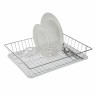 Égouttoir pour Évier Versa Archie Assiettes Blanc Acier Fer polypropyl