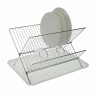 Draining Rack for Kitchen Sink Versa Lenny Plates White Steel Iron pol