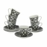 Ensemble de tasses à café Versa Porcelaine (6 Pièces) (5,8 x 6 x 5,8 c