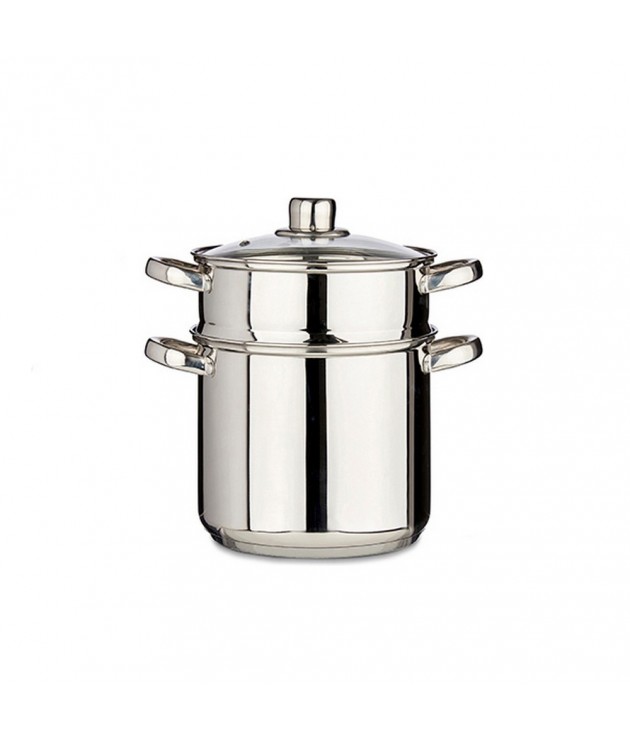 Pan Food Steamer Crystal Steel (6 L)