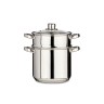 Casserole Cuiseur vapeur Verre Acier (6 L)