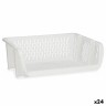 Panier de légumes Blanc polypropylène (30 x 13,5 x 38,7 cm) (24 Unités