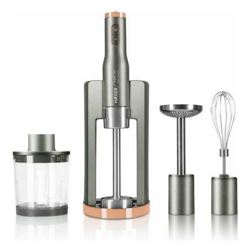 Hand-held Blender Haeger Super Set Grey 800 W