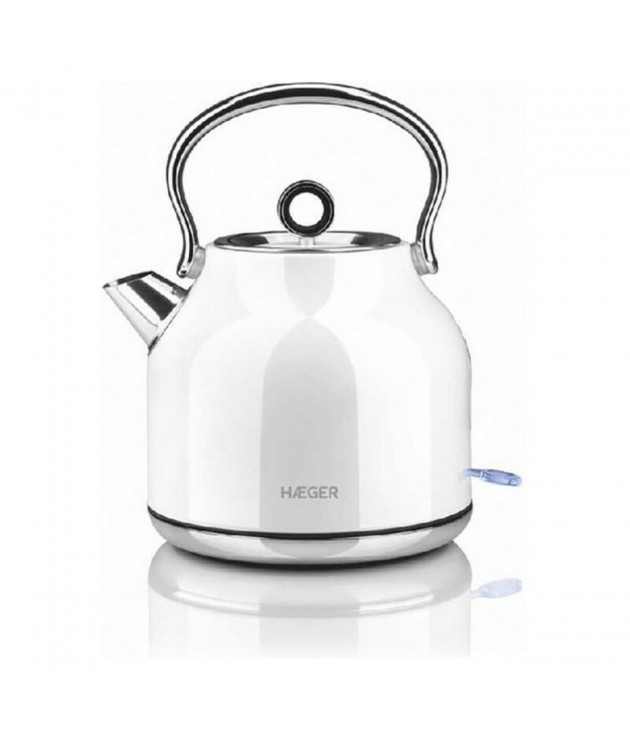 Water Kettle and Electric Teakettle Haeger Art Deco White 1,7 L 2200W