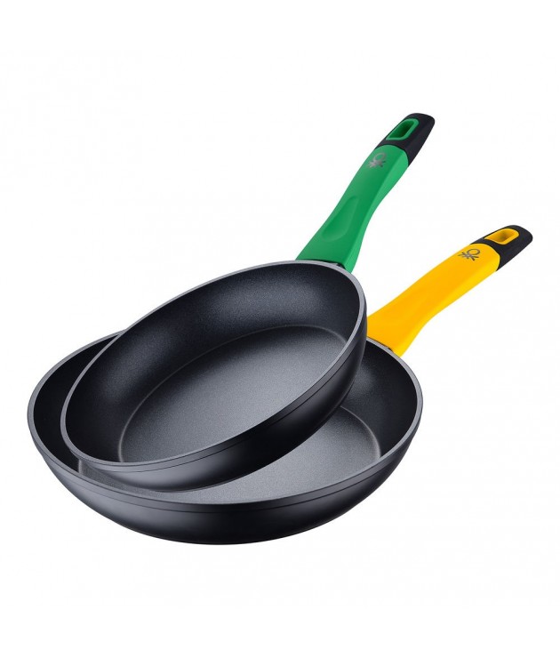 Set of pans Benetton Yellow Green (2 pcs)