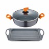 Casserole San Ignacio Cookware Lava 2 Pieces Aluminium (2 pcs)