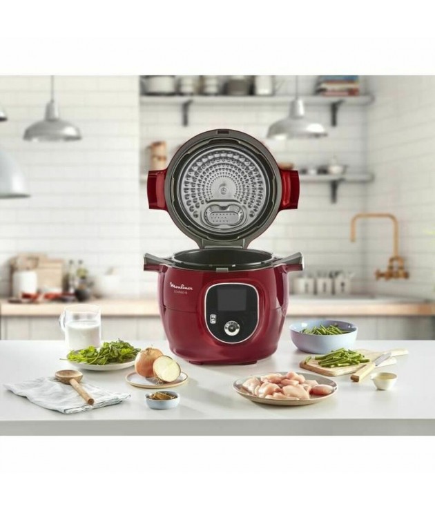Robot culinaire Moulinex COOKEO+ 6 L Rouge 6 personnes 1600 W