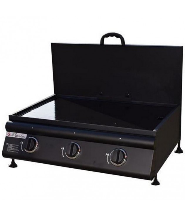 Gas Griddle Grill Garden Castella Matte back 1000 W