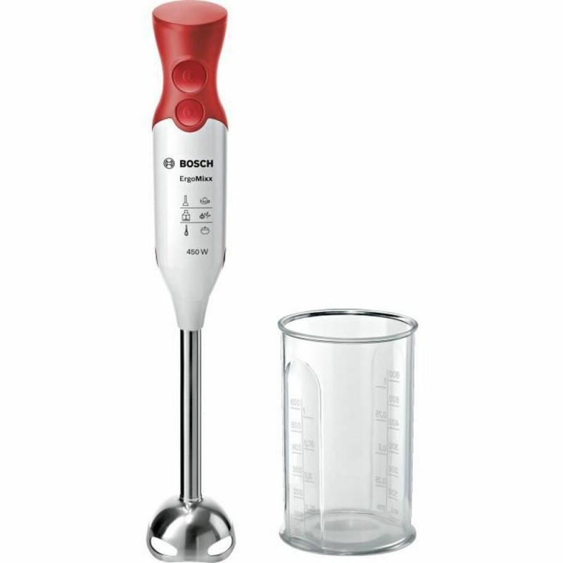 Hand-held Blender BOSCH Hand blender 600 ml Red White 450 W