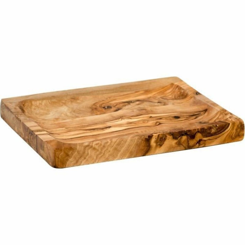 Decorative Plate Cosy & Trendy Natural Wood (28,5 x 18 x 2,2 cm)