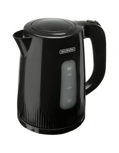 Water Kettle and Electric Teakettle Bourgini 230016 Black 2200 W