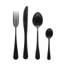 Cutlery Shadow Black Stainless steel (16 Pieces)