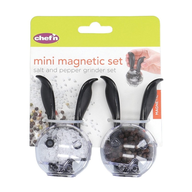 Set de salière et poivrière Mini Magnetics ABS (2 Unités)