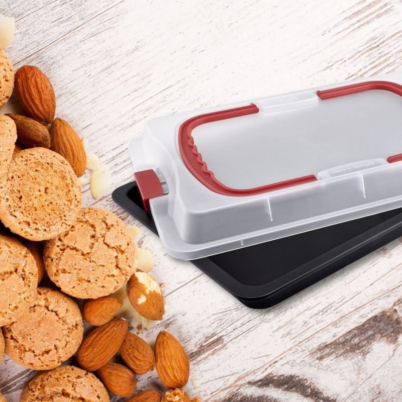 Plat à gratin Dr. Oetker Bake & Go Avec couvercle Acier Plastique (29 